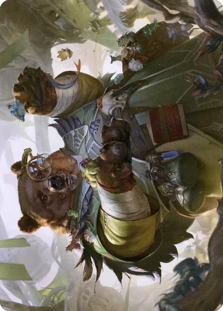 Professor of Zoomancy // Professor of Zoomancy, Magic card ASTX 18 — Strixhaven Art Series set
