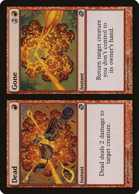 Dead // Gone, carte Magic PLC 113 — extension Chaos planaire