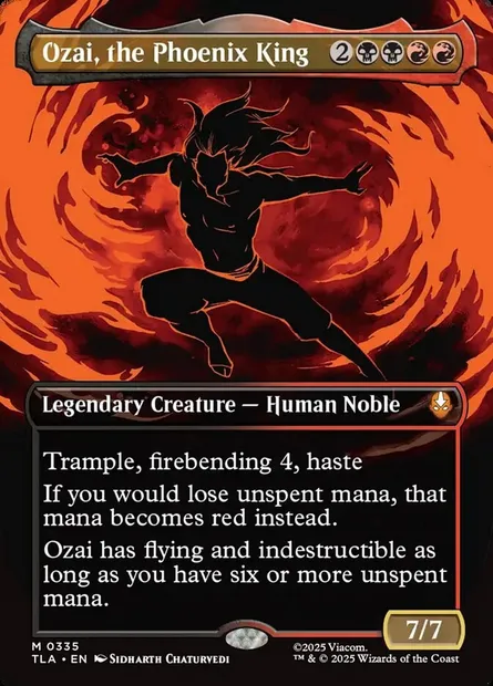 Ozai, the Phoenix King, Magic card TLA 335 — Avatar: The Last Airbender set
