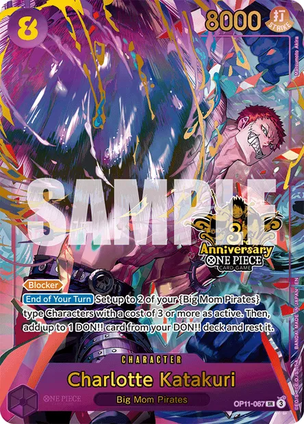 Charlotte Katakuri, One Piece card OP11-067 — A FIST OF DIVINE SPEED set