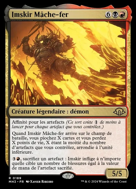 Imskir Mâche-fer, carte Magic MH3 189 — extension Modern Horizons 3