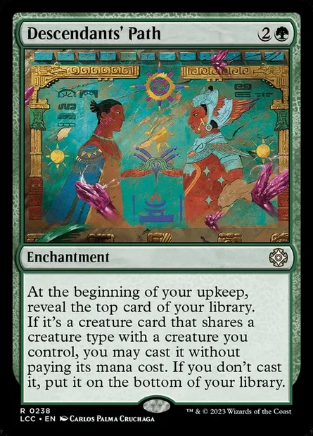 Descendants' Path, Magic card LCC 238 — The Lost Caverns of Ixalan Commander set