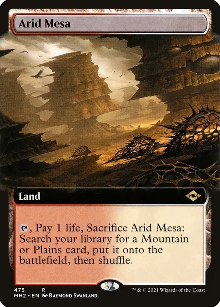 Arid Mesa, Magic card MH2 475 — Modern Horizons 2 set