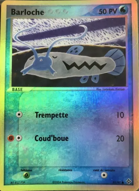 Barloche, carte Pokémon DR 51 — extension EX Dragon