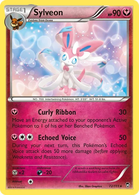 Sylveon, Pokémon card FFI 72 — Furious Fists set
