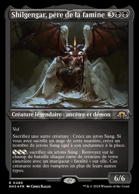 Shilgengar, père de la famine, carte Magic MH3 480 — extension Modern Horizons 3