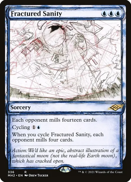 Fractured Sanity, Magic card MH2 336 — Modern Horizons 2 set