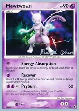 Mewtwo Lv.51, Pokémon card WCD09 009 — World Championship Decks 2009 set