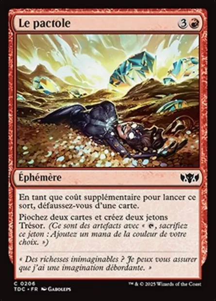 Le pactole, carte Magic TDC 206 — extension Tarkir: Dragonstorm Commander