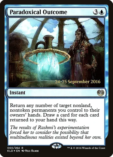 Résultat paradoxal, carte Magic PKLD 60s — extension Kaladesh Promos