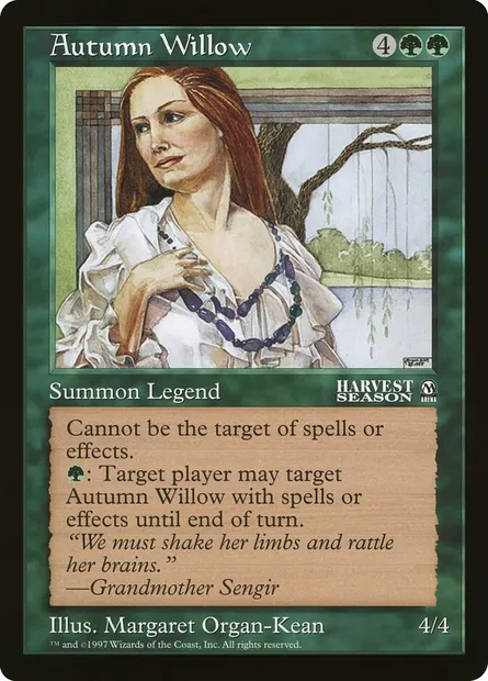Autumn Willow, Magic card OLEP 20 — Oversized League Prizes set