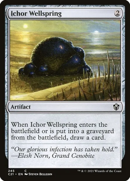 Ichor Wellspring, Magic card C21 245 — Commander 2021 set