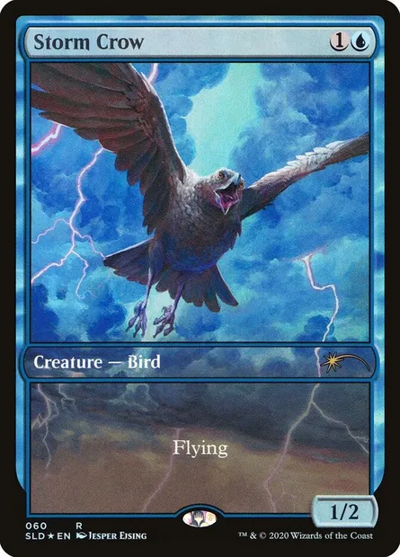 Corbeau de l'orage, carte Magic SLD 60 — extension Secret Lair Drop