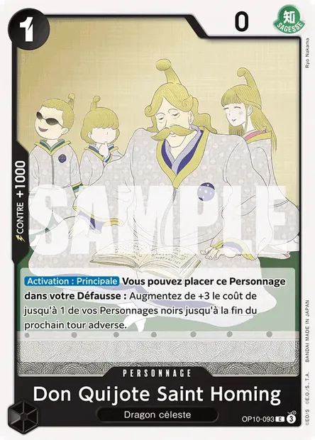 Don Quijote Saint Homing, carte One Piece OP10-093 — extension SANG ROYAL