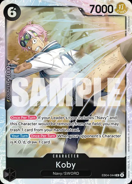 Koby, One Piece card EB04-044 — EGGHEAD CRISIS set