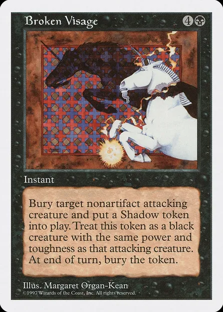 Broken Visage, Magic card 5ED 149 — Fifth Edition set