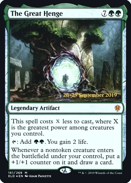 The Great Henge, Magic card PELD 161s — Throne of Eldraine Promos set
