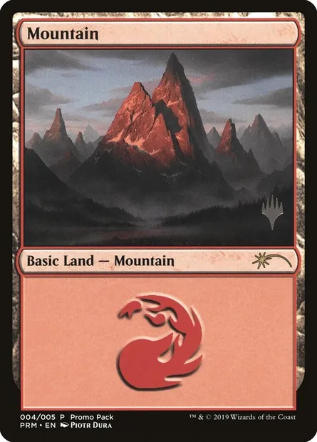 Montagne, carte Magic PPP1 4 — extension M20 Promo Packs