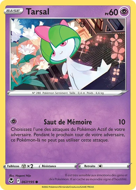 Tarsal, carte Pokémon SIT 067 — extension Tempête Argentée