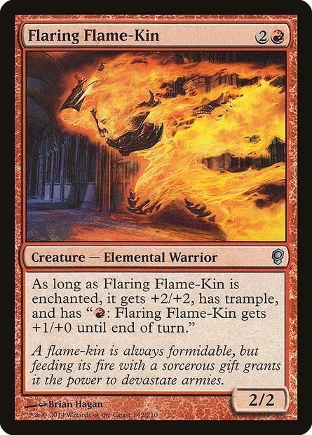 Flaring Flame-Kin, Magic card CNS 142 — Conspiracy set