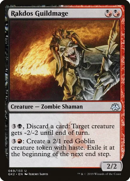 Rakdos Guildmage, Magic card GK2 69 — RNA Guild Kit set