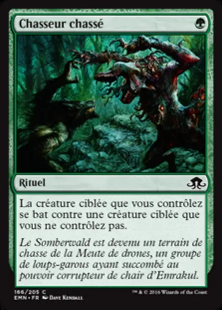 Chasseur chassé, carte Magic EMN 166 — extension La lune hermétique
