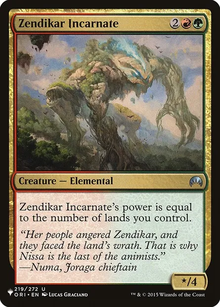Zendikar Incarnate, Magic card PLST ORI-219 — The List set