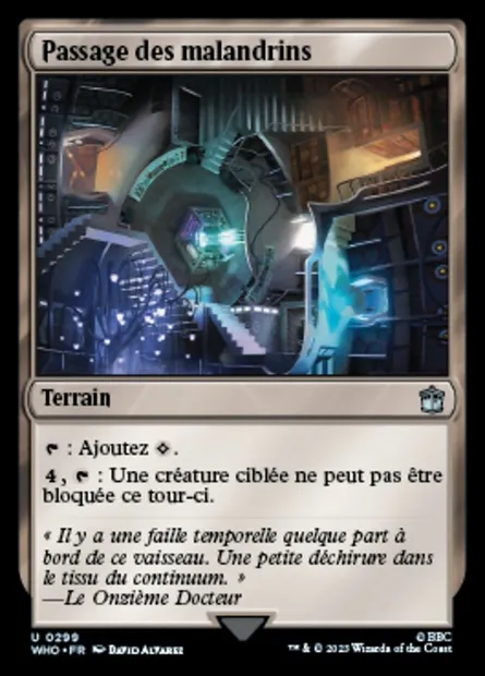 Passage des malandrins, carte Magic WHO 299 — extension Doctor Who