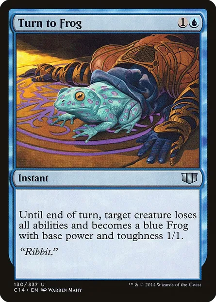 Turn to Frog, Magic card C14 130 — Commander 2014 set