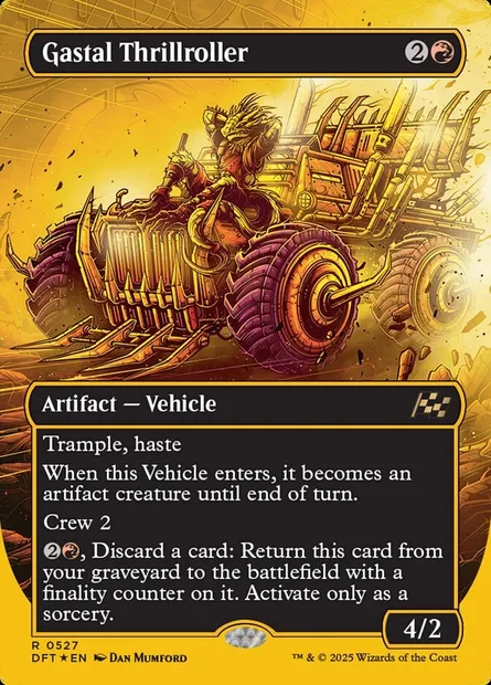 Gastal Thrillroller, Magic card DFT 527 — Aetherdrift set