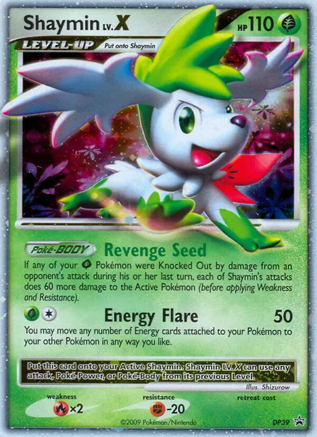 Shaymin, carte Pokémon DP 39 — extension Promo DP