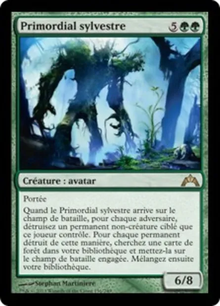Primordial sylvestre, carte Magic GTC 136 — extension Insurrection