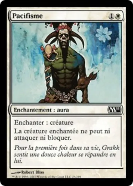 Pacifisme, carte Magic M11 23 — extension Magic 2011