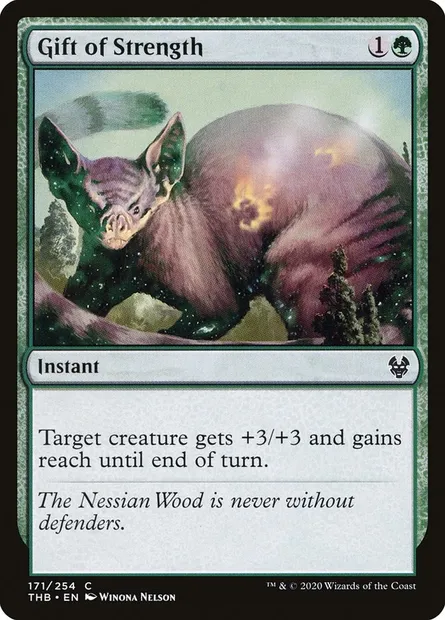 Gift of Strength, Magic card THB 171 — Theros Beyond Death set