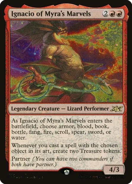 Ignacio of Myra's Marvels, carte Magic UNF 398 — extension Unfinity