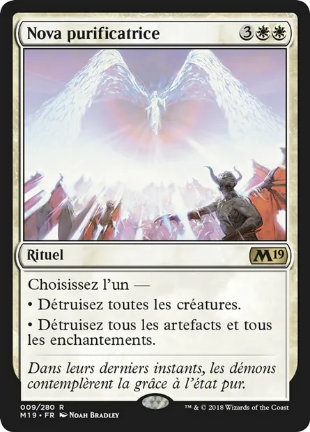 Nova purificatrice, carte Magic M19 9 — extension Core Set 2019