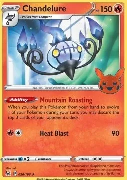 Chandelure, Pokémon card TOT23 026 — Trick or Trade 2023 set