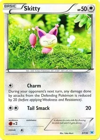 Skitty, Pokémon card TK8O 027 — XY Trainer Kit: Latios set