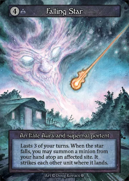Falling Star, carte Sorcery GOT 298 — extension Gothic