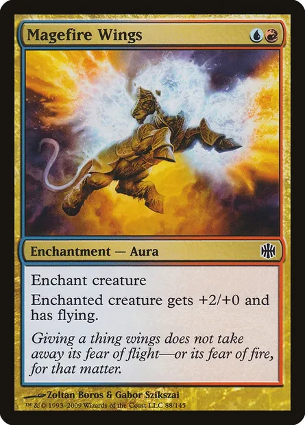 Magefire Wings, Magic card ARB 88 — Alara Reborn set