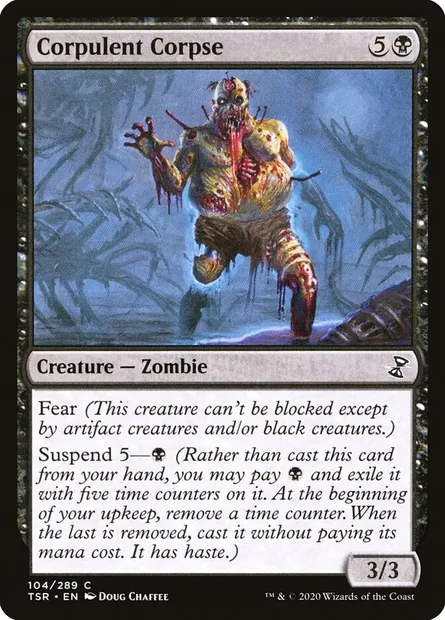 Corpulent Corpse, Magic card TSR 104 — Time Spiral Remastered set