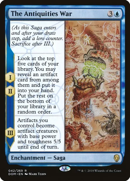 The Antiquities War, Magic card DOM 42 — Dominaria set