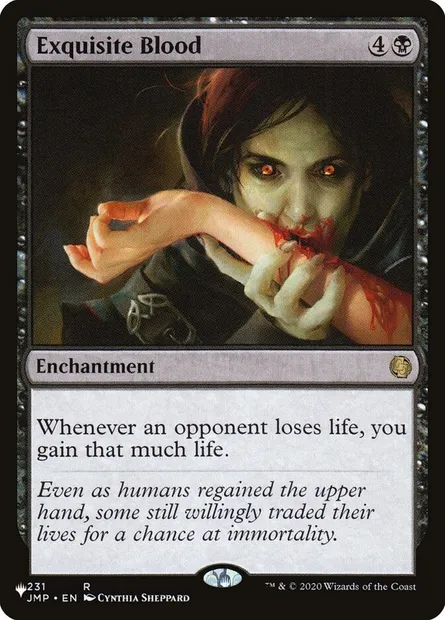 Exquisite Blood, Magic card PLST JMP-231 — The List set