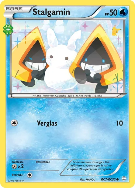 Stalgamin, carte Pokémon GEN RC7 — extension Générations