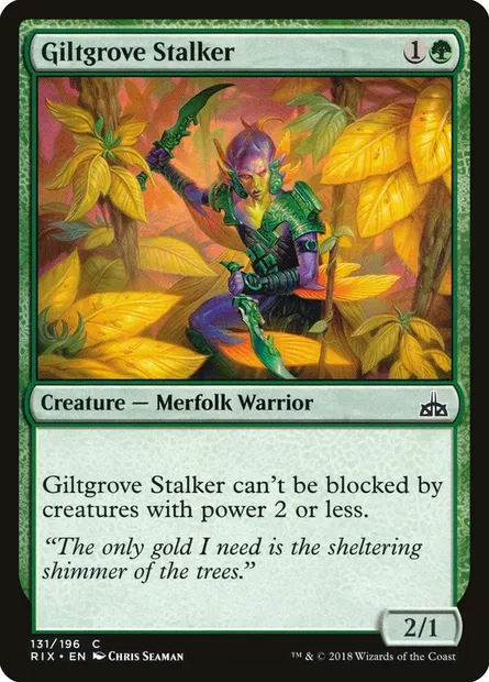 Giltgrove Stalker, Magic card RIX 131 — Rivals of Ixalan set