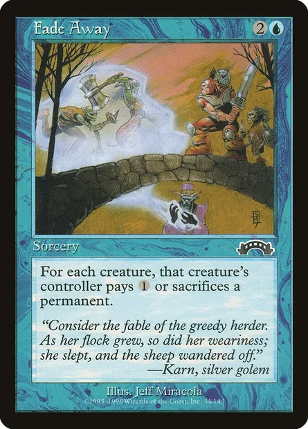 Disparition progressive, carte Magic EXO 34 — extension Exode