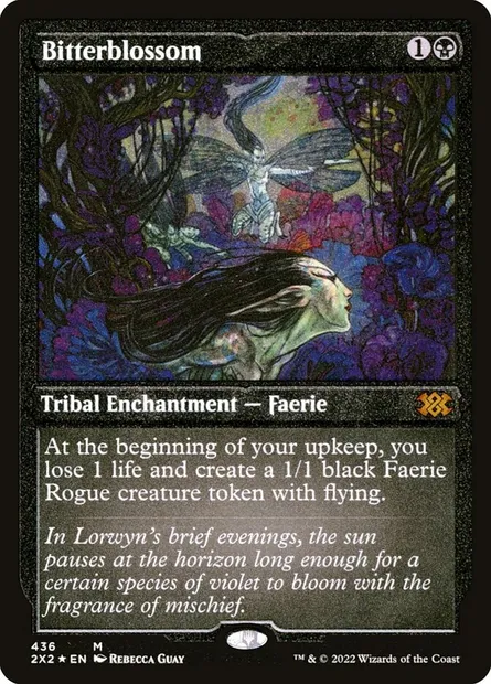 Bitterblossom, Magic card 2X2 436 — Double Masters 2022 set
