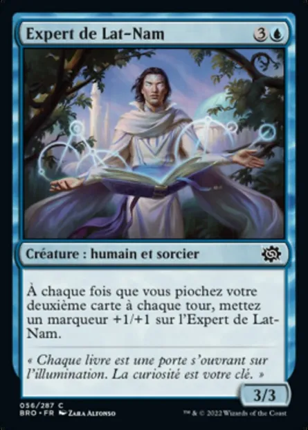 Expert de Lat-Nam, carte Magic BRO 56 — extension La Guerre Fratricide