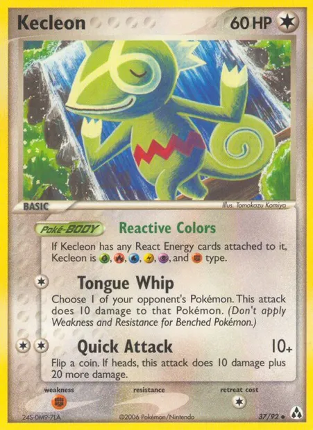 Kecleon, Pokémon card LM 37 — Legend Maker set