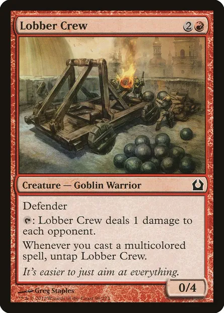 Lobber Crew, Magic card RTR 99 — Return to Ravnica set